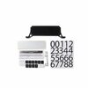 Architectural Mailboxes Manhatn Address Plaq Blk 3460B-10